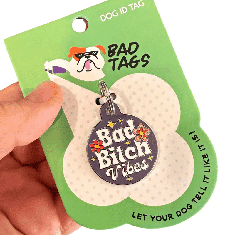 Obesek za psa Bad Bitch Vibes